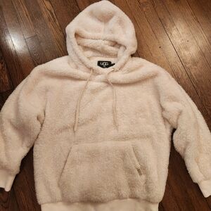 UGG Cream Fuzzy Hoodie